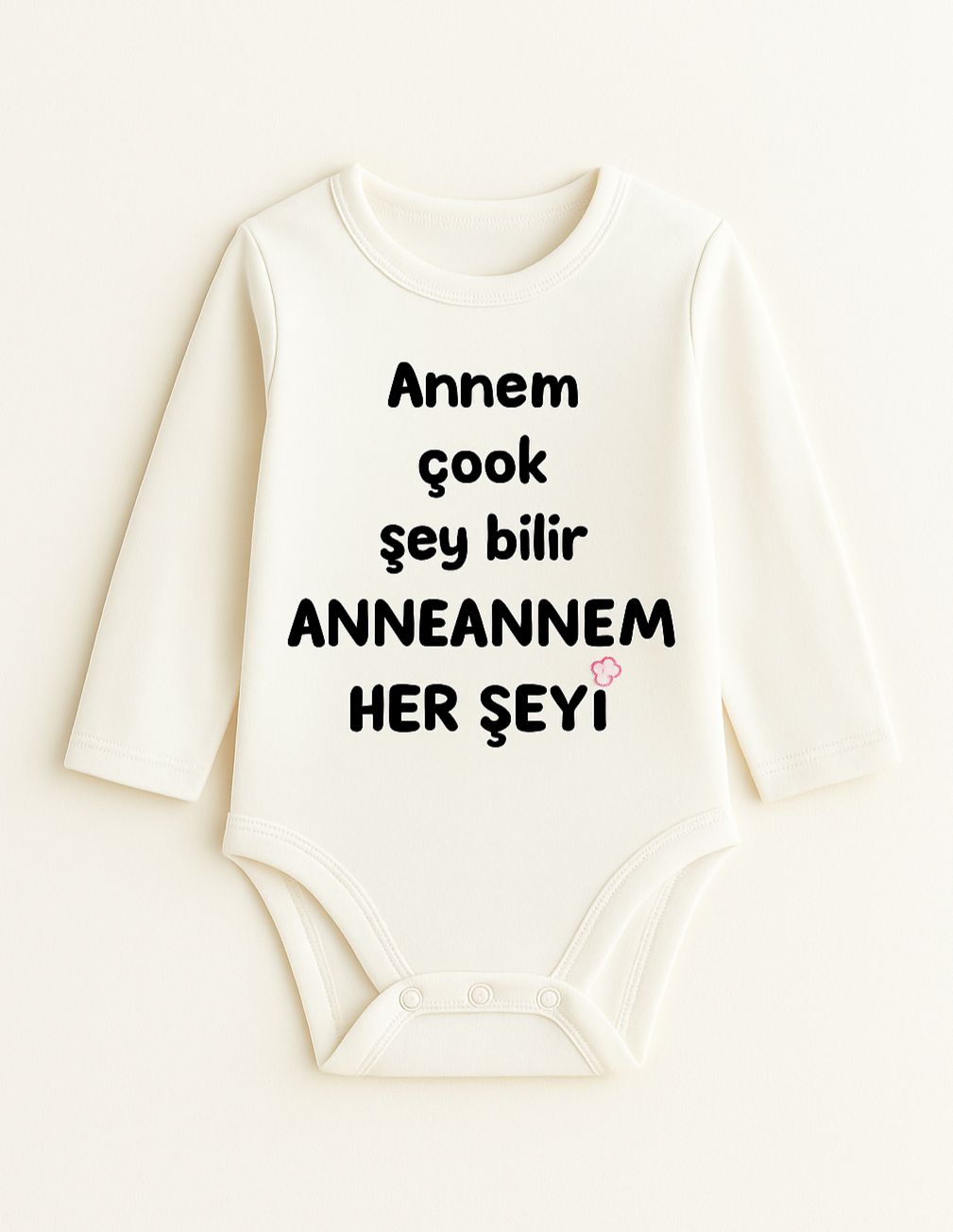 İsme Özel Uzun Kollu Bebek Zıbını