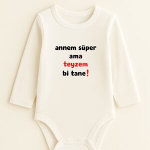 İsme Özel Uzun Kollu Bebek Zıbını