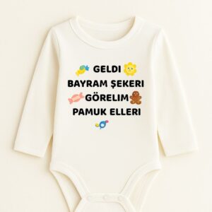 İsme Özel Uzun Kollu Bebek Zıbını