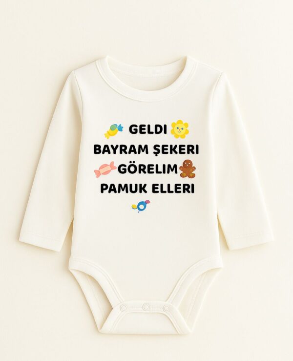 İsme Özel Uzun Kollu Bebek Zıbını