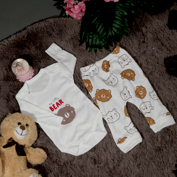 Bear Baskılı 2'Li Takım 3 - 9 Ay
