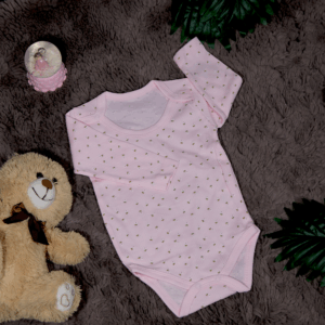 Çiçekli Uzun Kollu Zıbın Body 1 - 3 Yaş