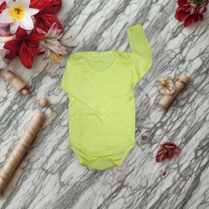 Düz Uzun Kollu Zıbın Body 1 - 3 Yaş