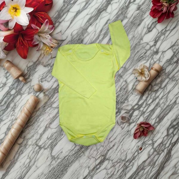 Düz Uzun Kollu Zıbın Body 1 - 3 Yaş