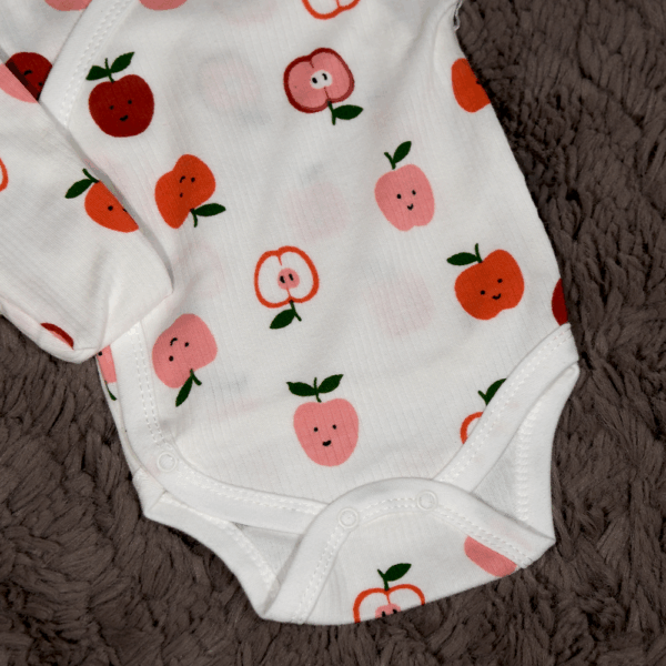 Eldivenli Elmalı Kundak Body Yeni Doğan - Görsel 4