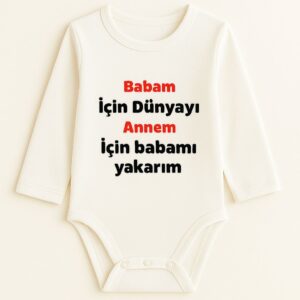 Özel Uzun Kollu Bebek Zıbını