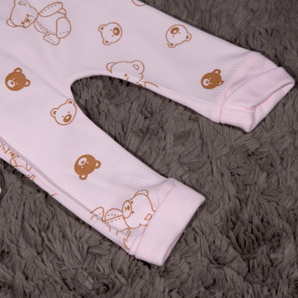 Pembe Ayıcıklı Body Takım 3 - 9 Ay - Görsel 3